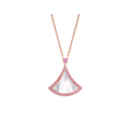 Bvlgari Dream Necklace MOP Cubic Zirconia Pink