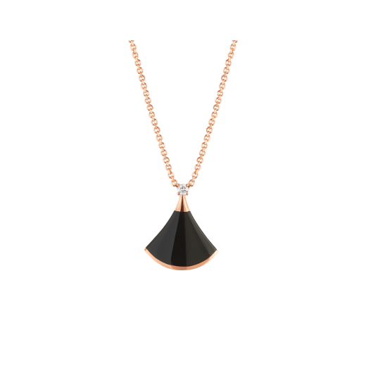Bvlgari Dream Necklace Onyx 1 Cubic Zirconia