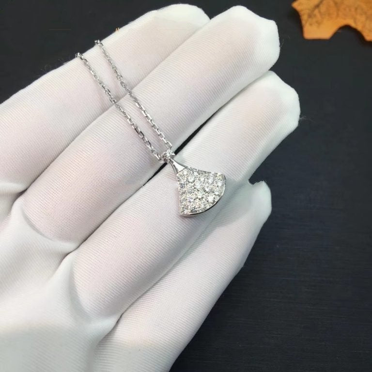 Bvlgari Dream Necklace Silver Cubic Zirconia