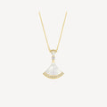 Bvlgari Dream Necklace MOP Gold Cubic Zirconia
