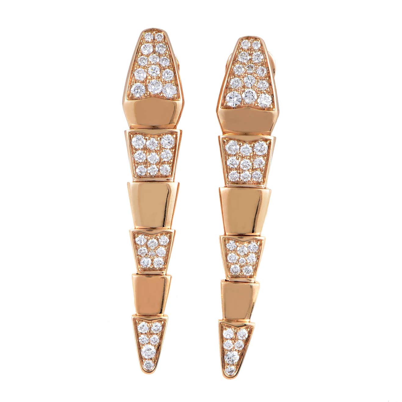 Bvlgari Serpenti Cubic Zirconia Earrings