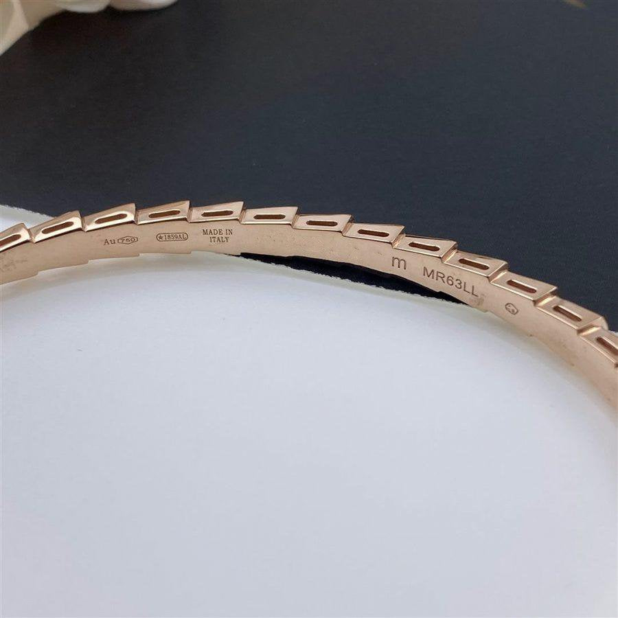 Bvlgari Serpenti Bracelet Pink Gold MOP Cubic Zirconia