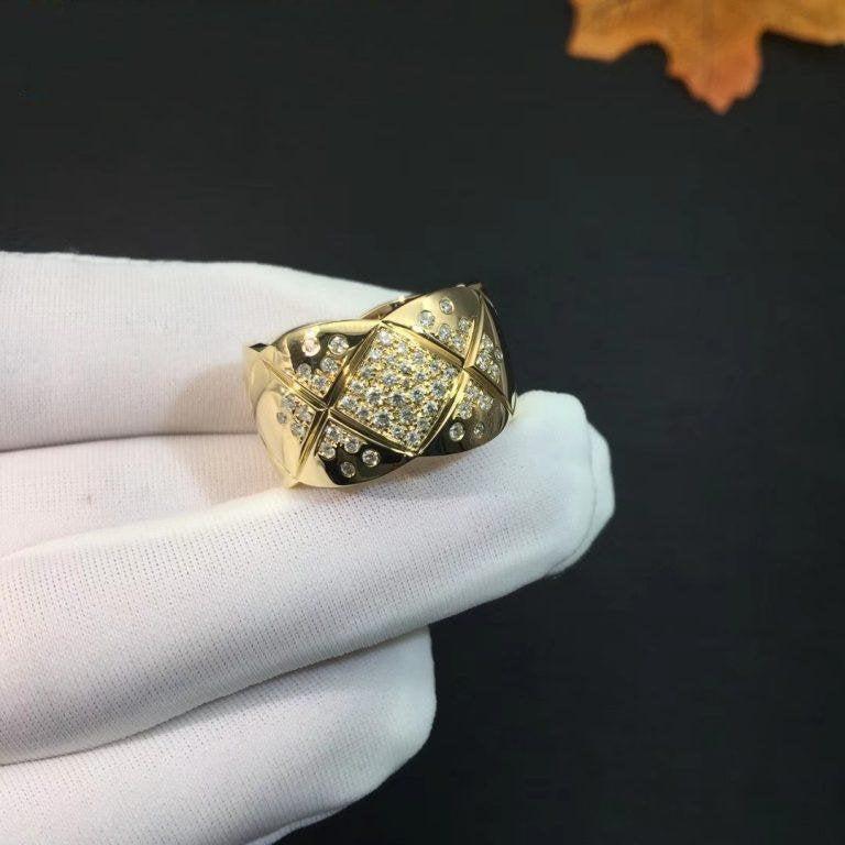 Chanel Crush Ring Gold Cubic Zirconia