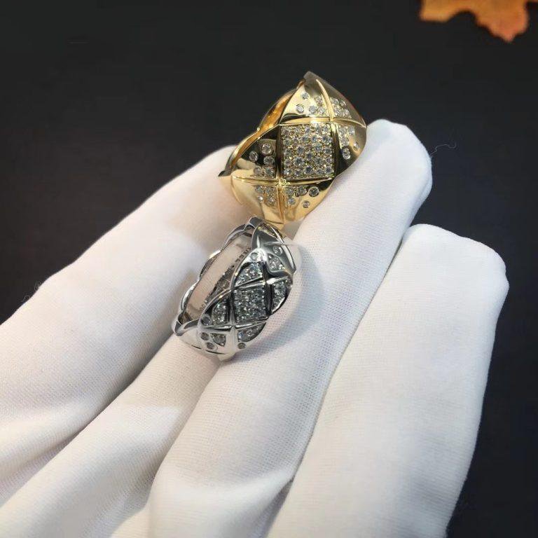 Chanel Crush Ring Gold Cubic Zirconia