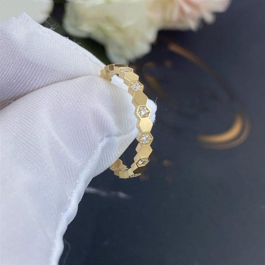 Chaumet Bee Love Ring Gold Cubic Zirconia