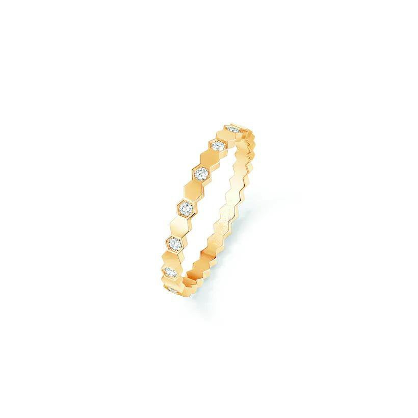 Chaumet Bee Love Ring Gold Cubic Zirconia