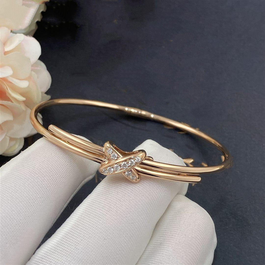 Chaumet Jeux de Bracelet Pink Gold Cubic Zirconia