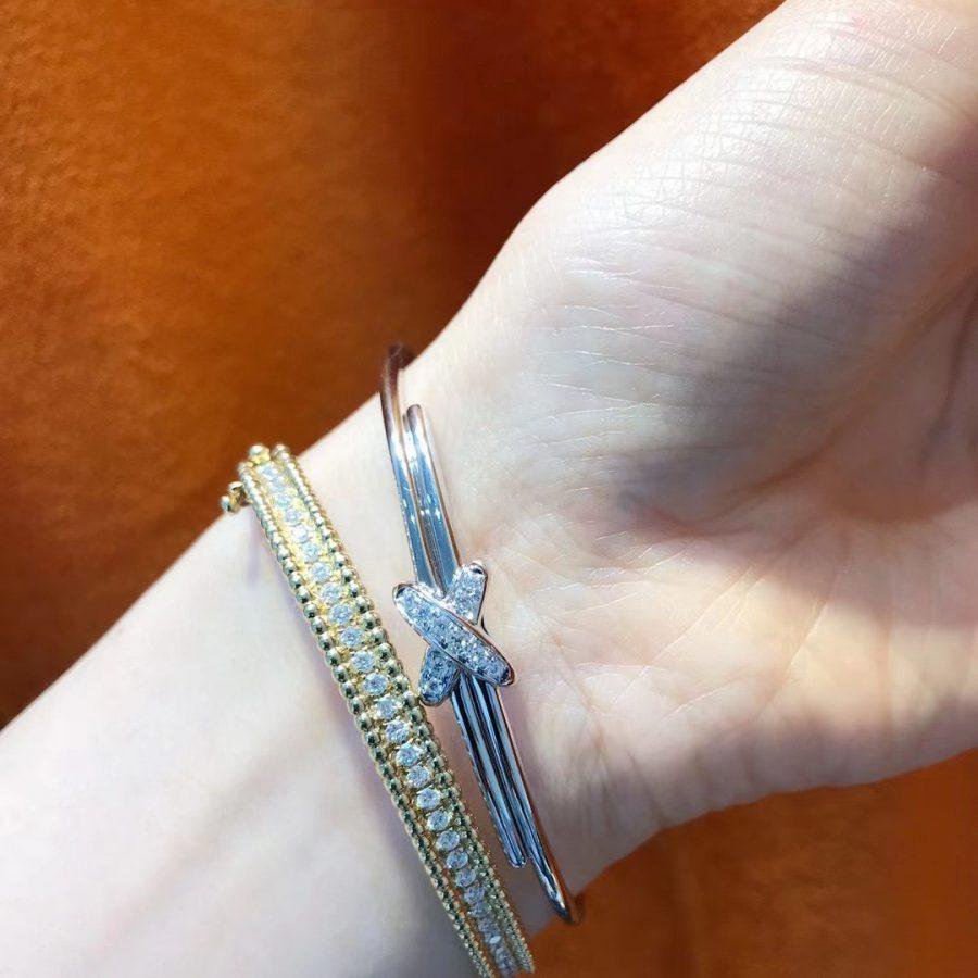 Chaumet Jeux de Bracelet Silver Cubic Zirconia