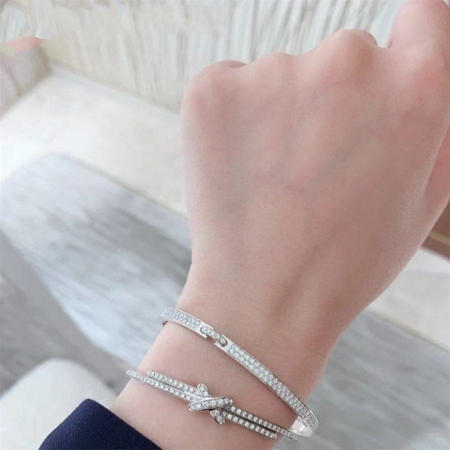 Chaumet Jeux de Bracelet Cubic Zirconia Silver