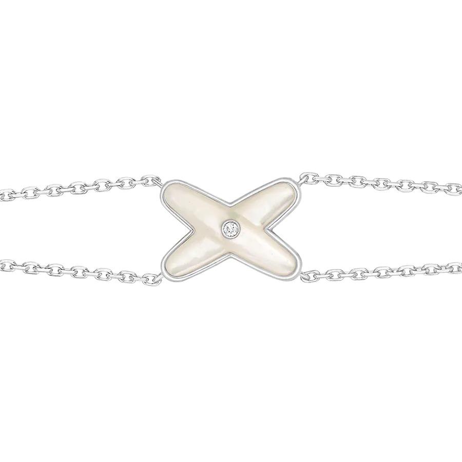 Chaumet Jeux Bracelet White MOP Silver 1 Cubic Zirconia