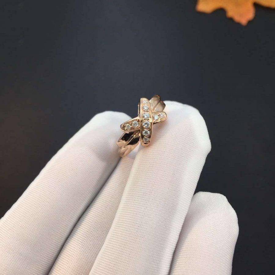 Chaumet Jeux de Pink Gold Cubic Zirconia Ring
