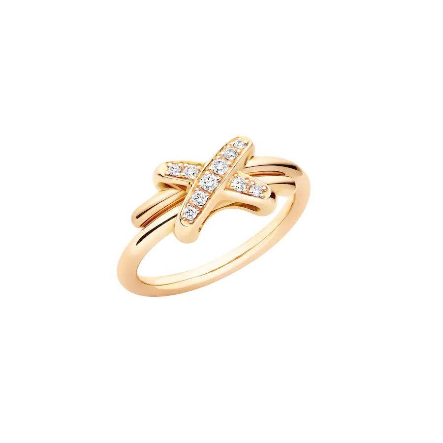 Chaumet Jeux de Gold Cubic Zirconia Ring