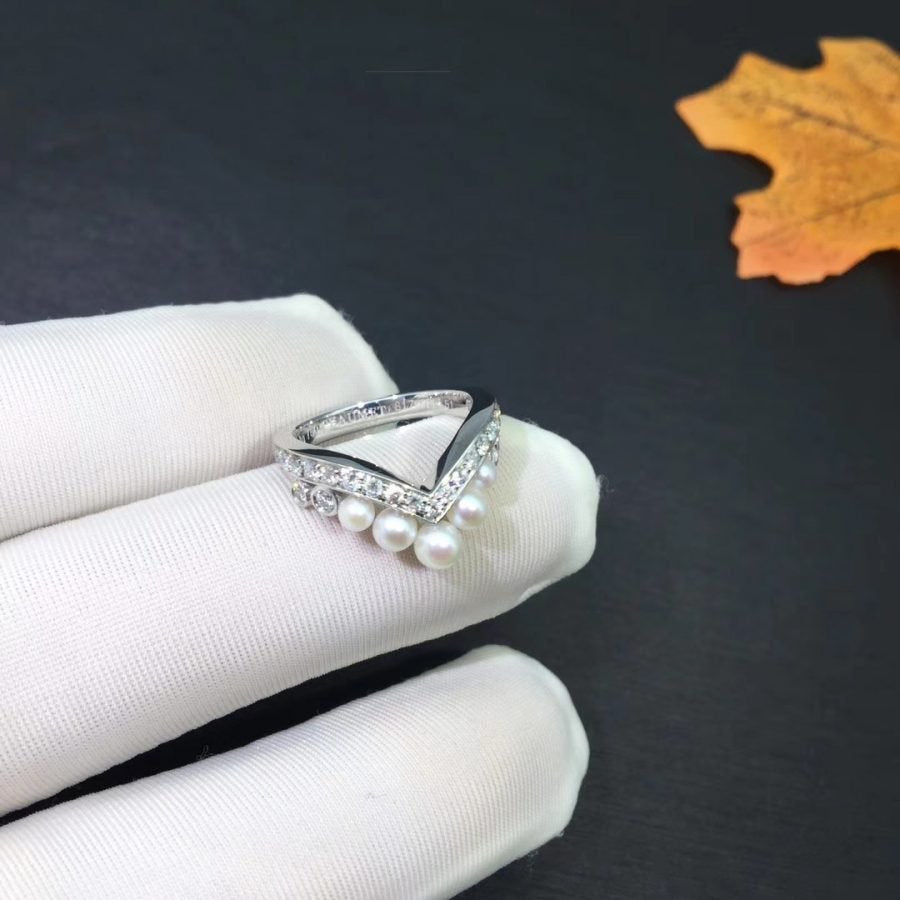 Chaumet Josephine Ring Silver Cubic Zirconia