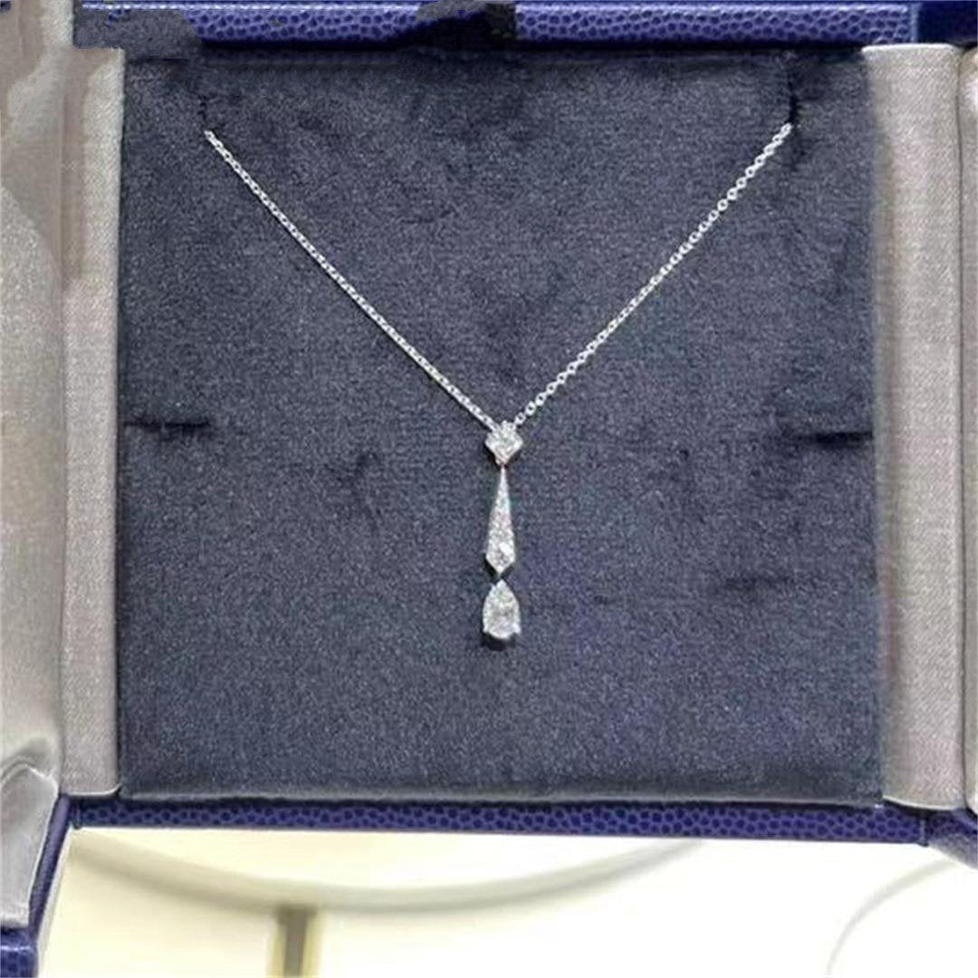 Chaumet Josephine Silver Cubic Zirconia Necklace - Style 1