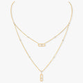 Messika Move Uno 2 Row Cubic Zirconia Necklace