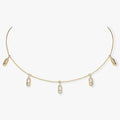 Messika Choker Move Uno Pampille Paved Gold Cubic Zirconia Necklace