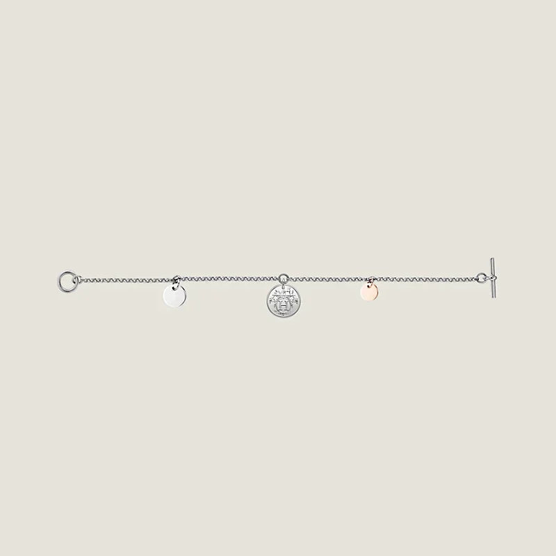 Hermes Ex-Libris Pendant Bracelet