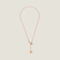 Hermes Ex-Libris Pendant Pink Gold Small