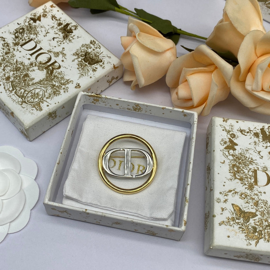 Dior CD Brooch 177770