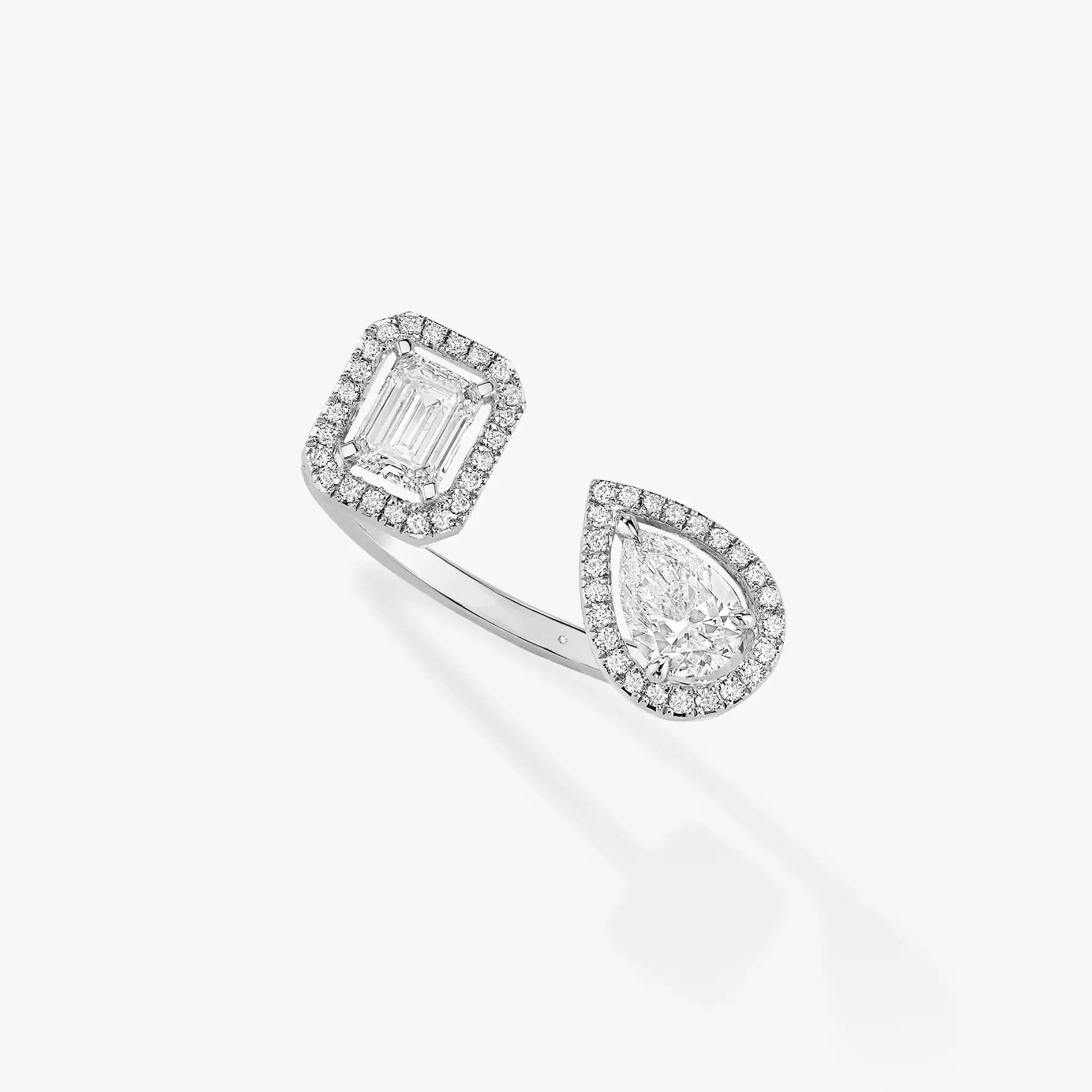 Messika My Twin Toi & Moi Silver Cubic Zirconia Ring