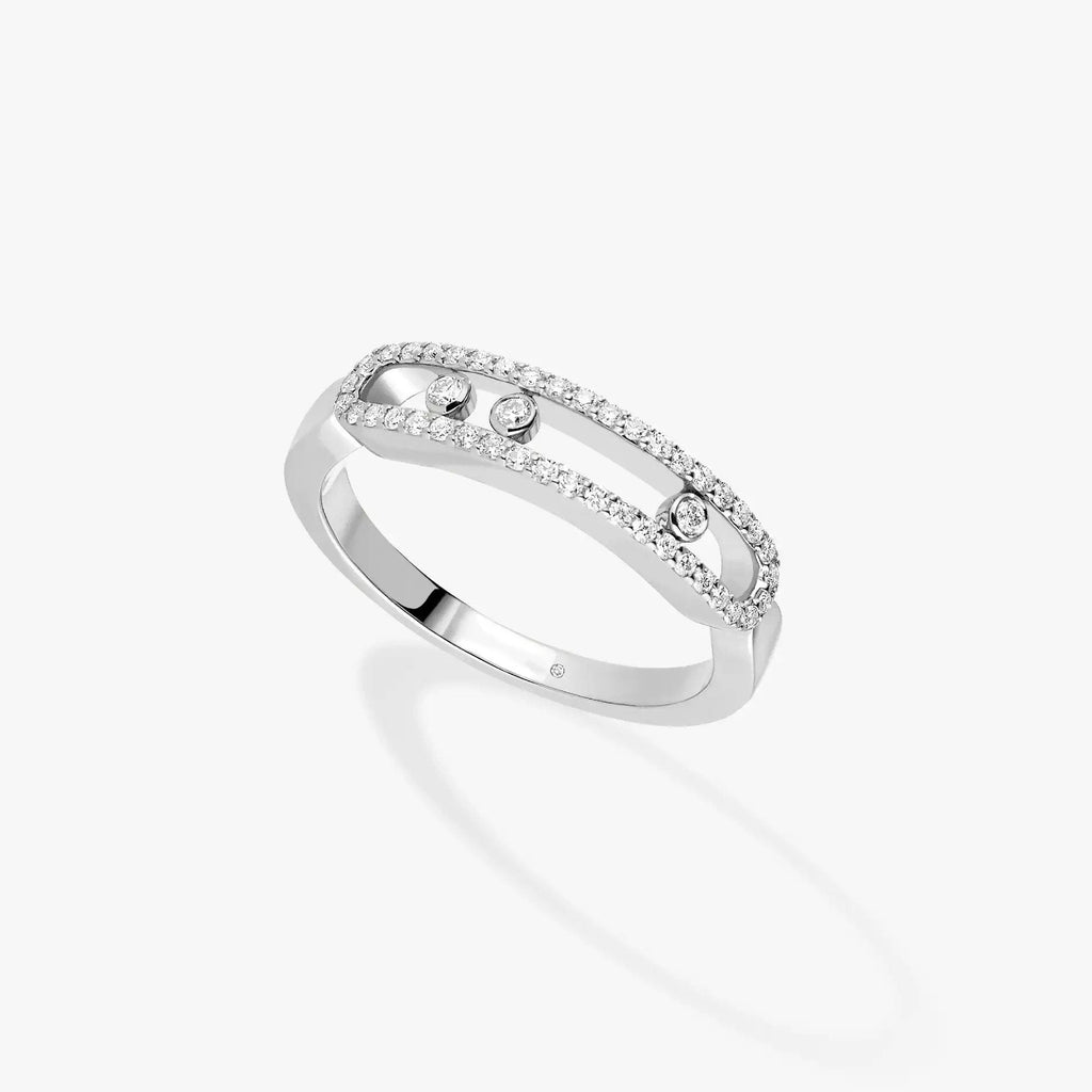 Messika Baby Move Paved Silver Cubic Zirconia Ring