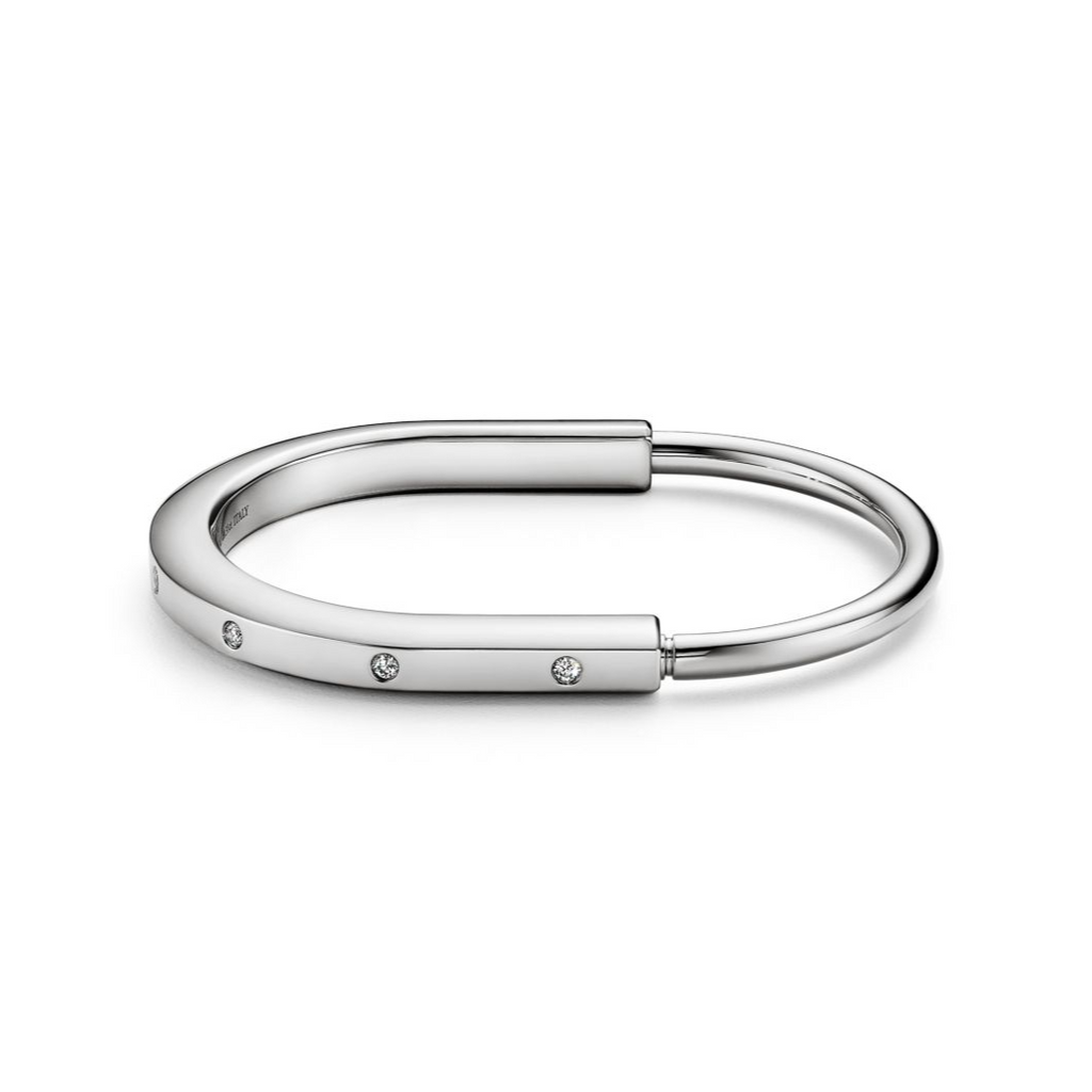 Tiffany Lock Bracelet 8 Cubic Zirconia