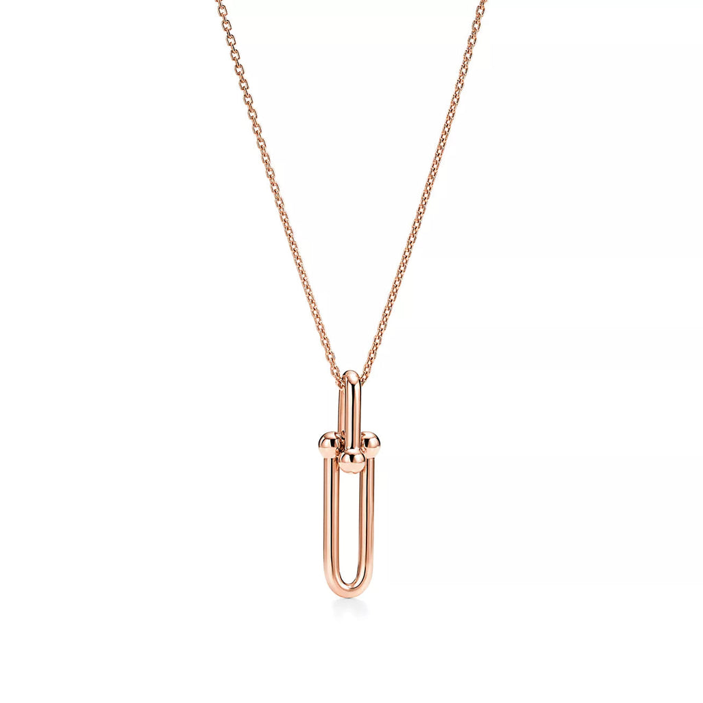 Tiffany Hardwear Drop Double Link Pendant Necklace