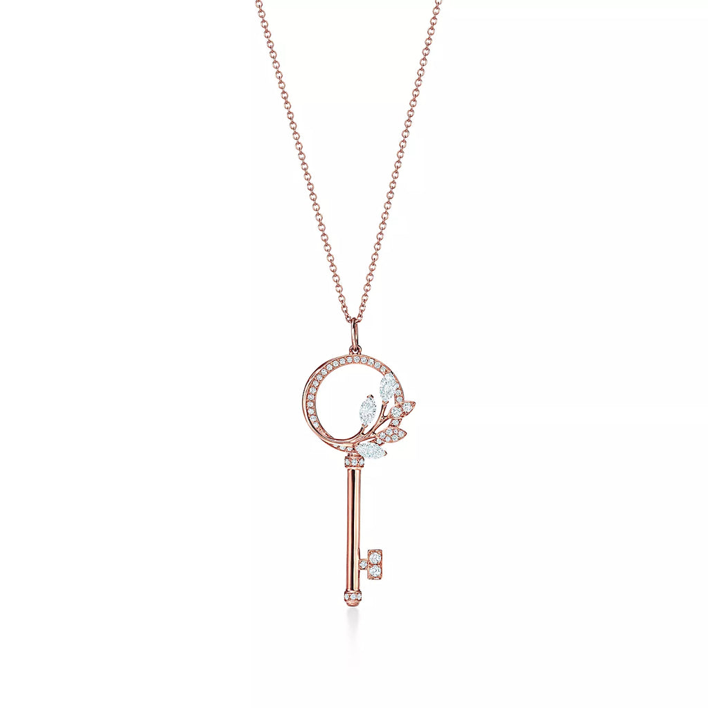 Tiffany Victoria Key Cubic Zirconia Necklace