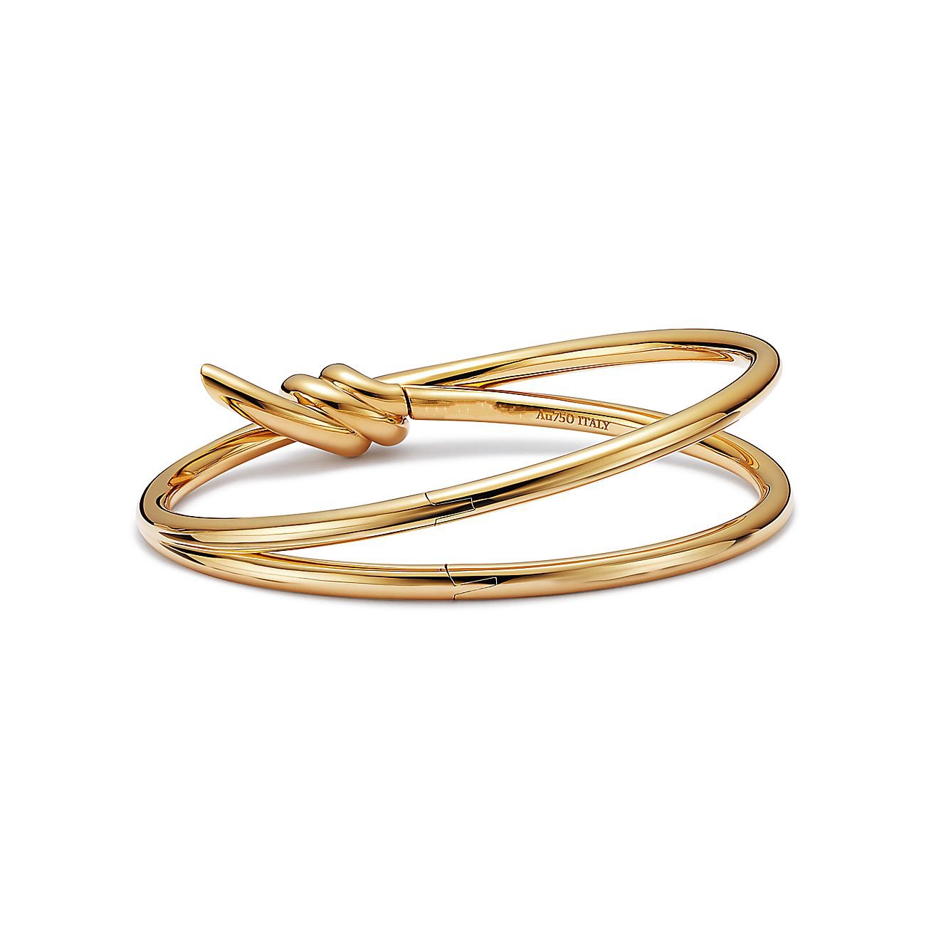 Tiffany Knot Double Row Gold Bracelet