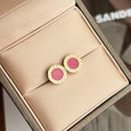 Bvlgari Earrings Cluster Pink MOP