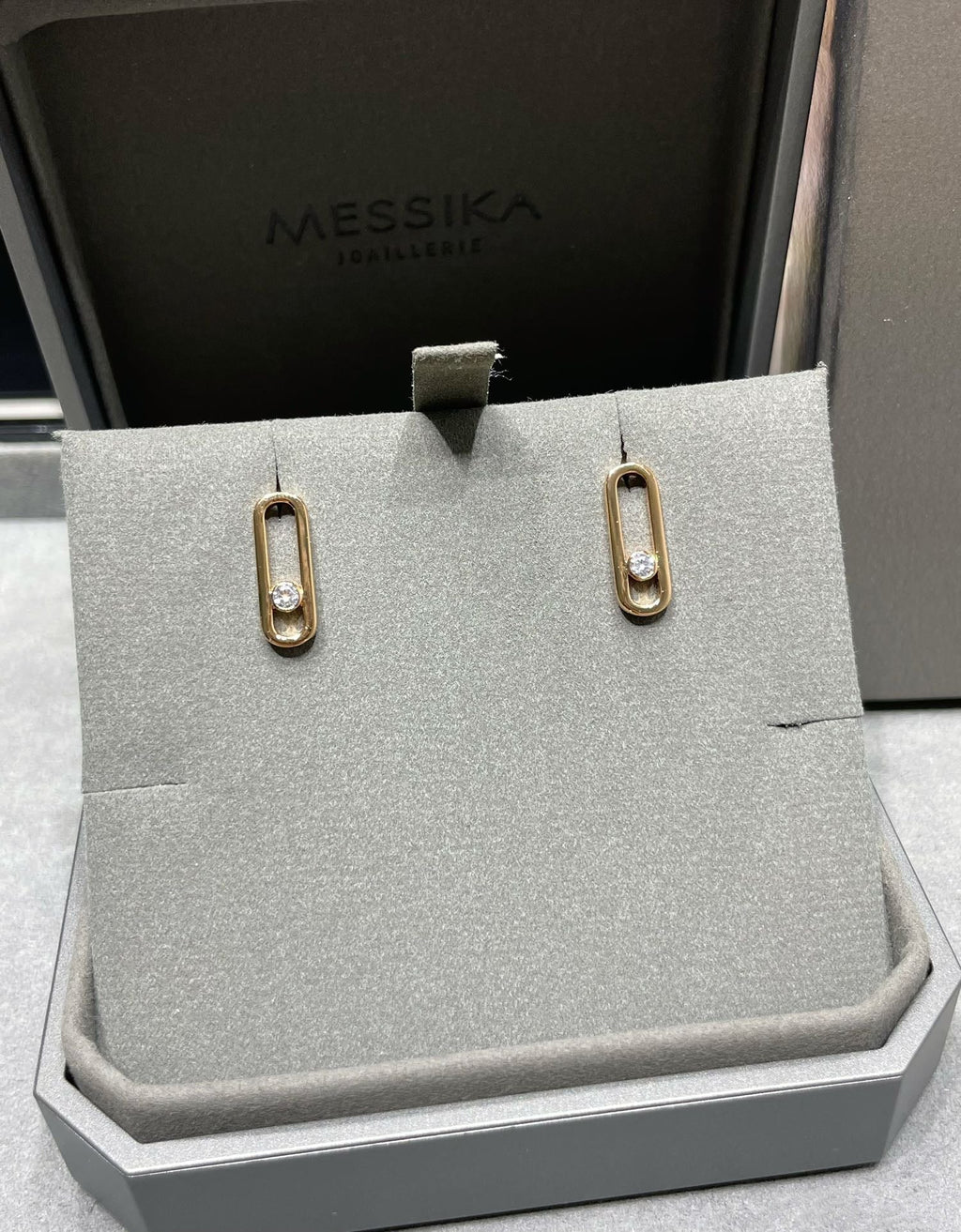 Messika Move Uno Small 1 Cubic Zirconia Earrings