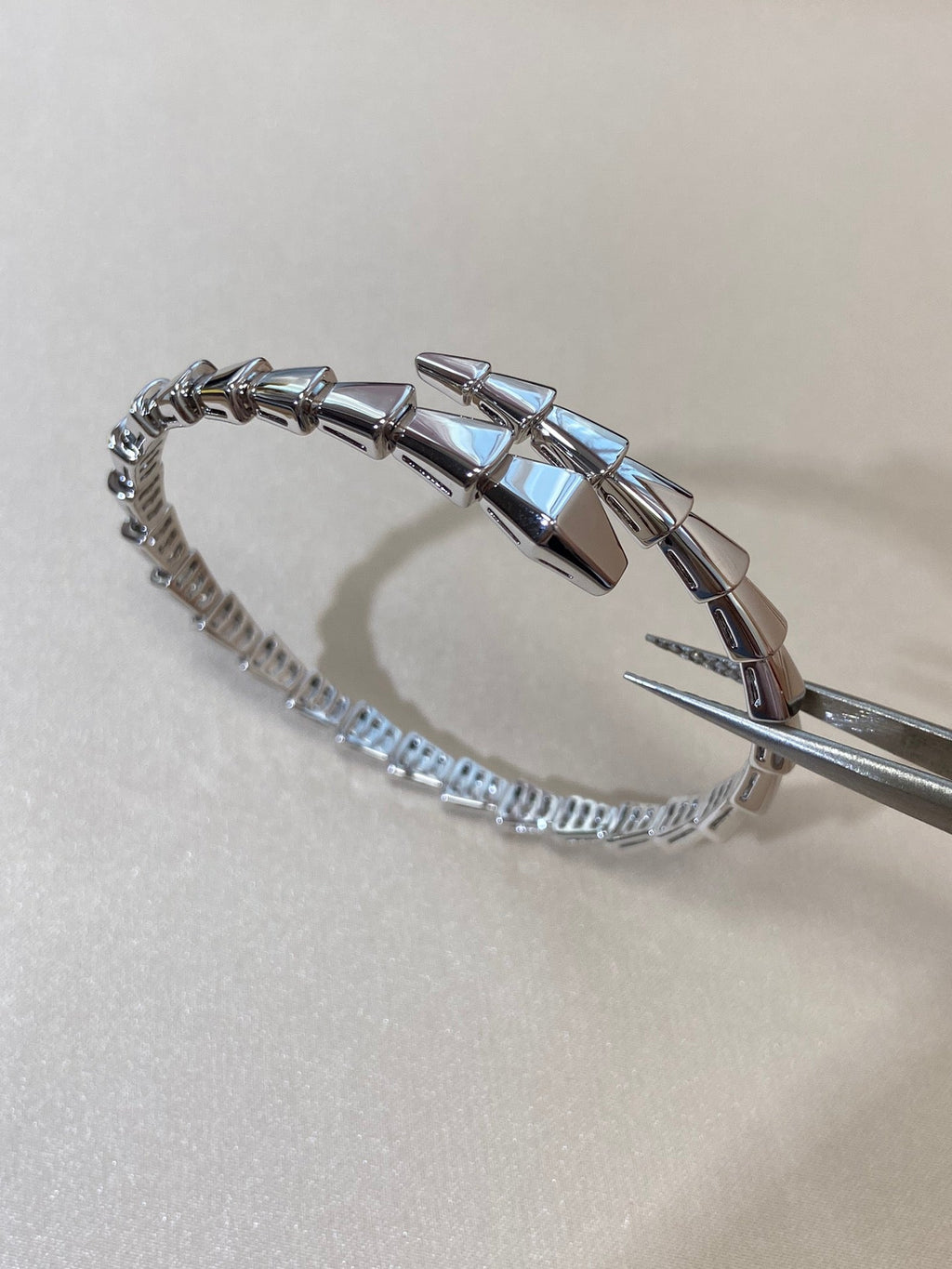 Bvlgari Serpenti Viper Silver Bracelet