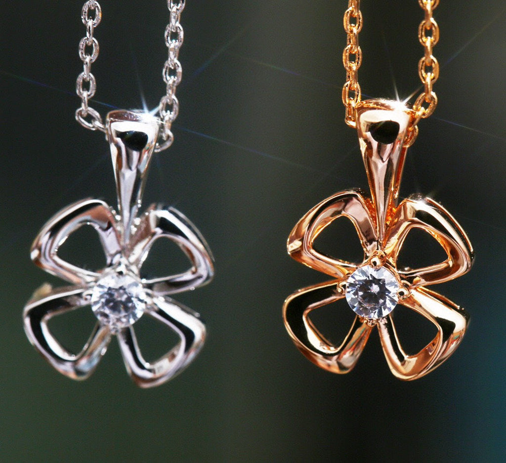 Bvlgari Fiorever Necklace Cubic Zirconia Center